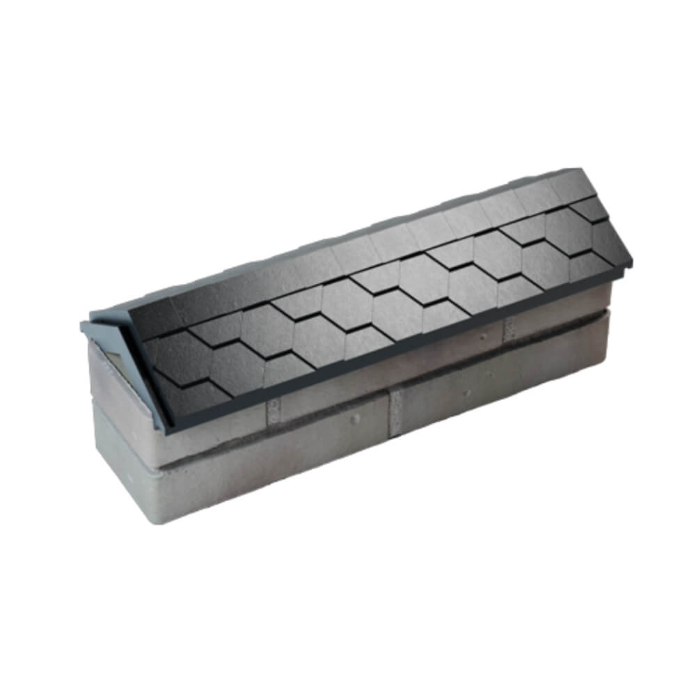 Парапет Zking Эверест Черный с посадкой на 0.5 кирпича (130мм) в Волгограде фото