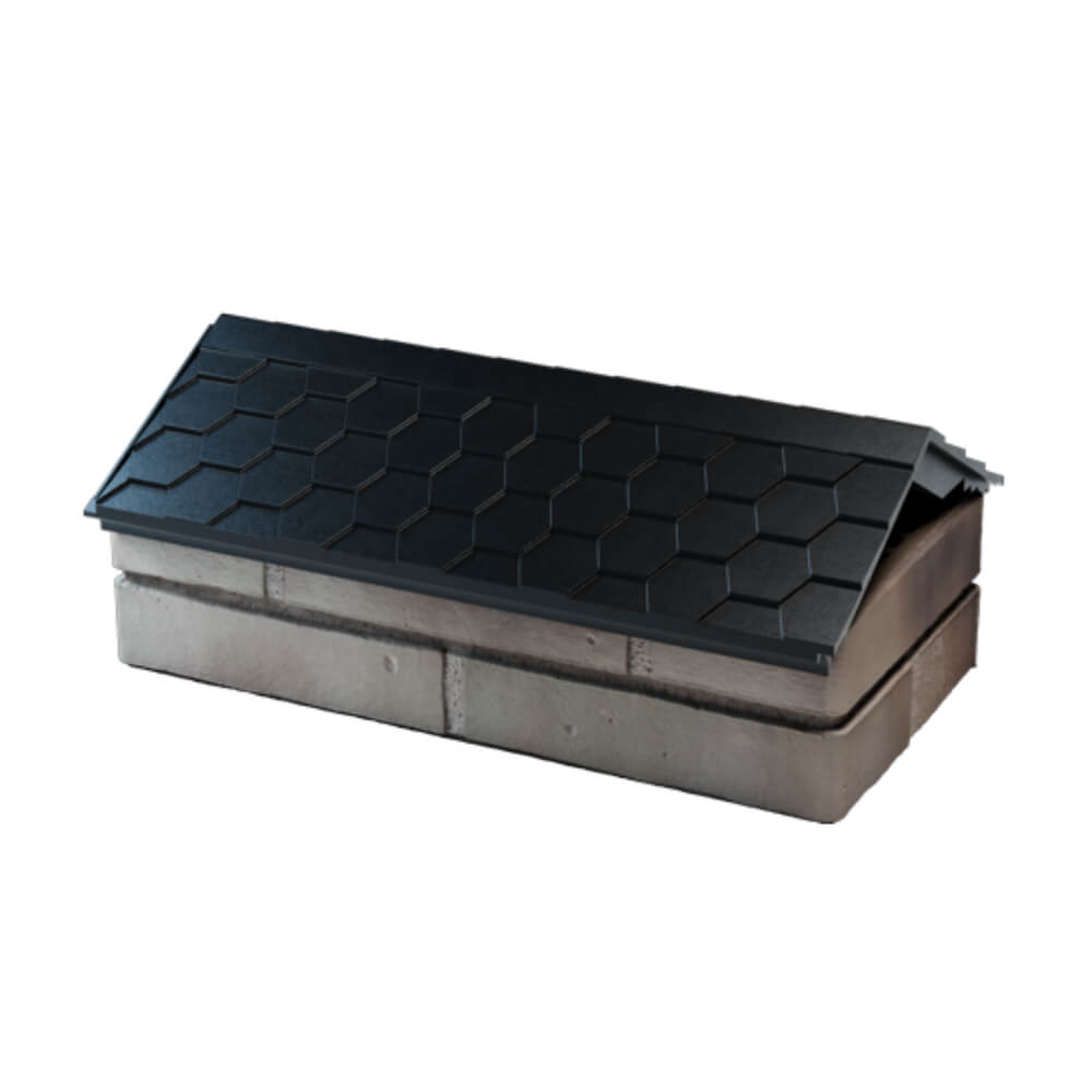 Парапет Zking Эверест Черный с посадкой на 1 кирпич (200/225/255мм) в Волгограде фото