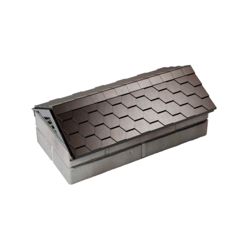 Парапет Zking Эверест Коричневый с посадкой на 1 кирпич (200/225/255мм) в Волгограде фото