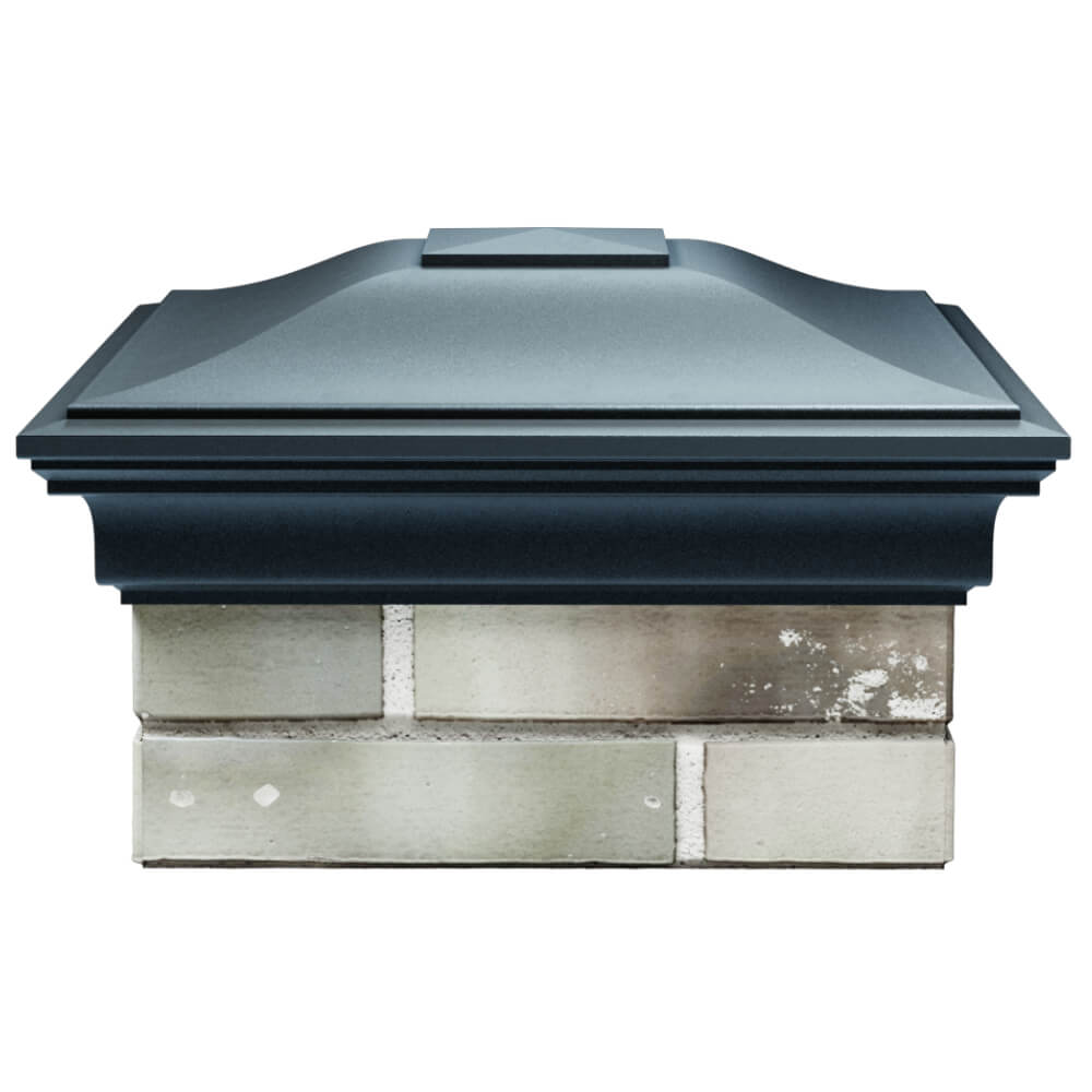 Колпак Zking Монблан Серый на столб 1.5х1.5 кирпича (385х385мм) Волгоград фото