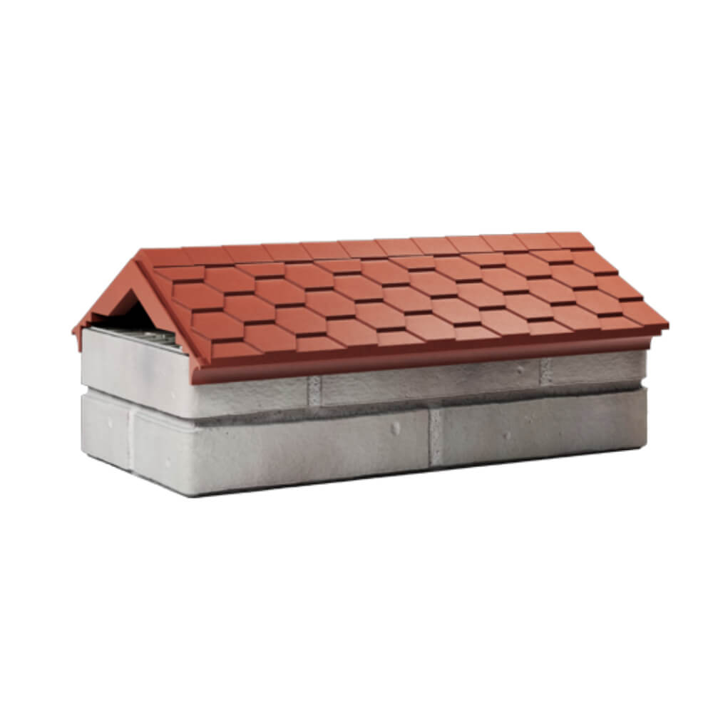 Парапет Zking Эверест Красный с посадкой на 1 кирпич (200/225/255мм) Волгоград фото