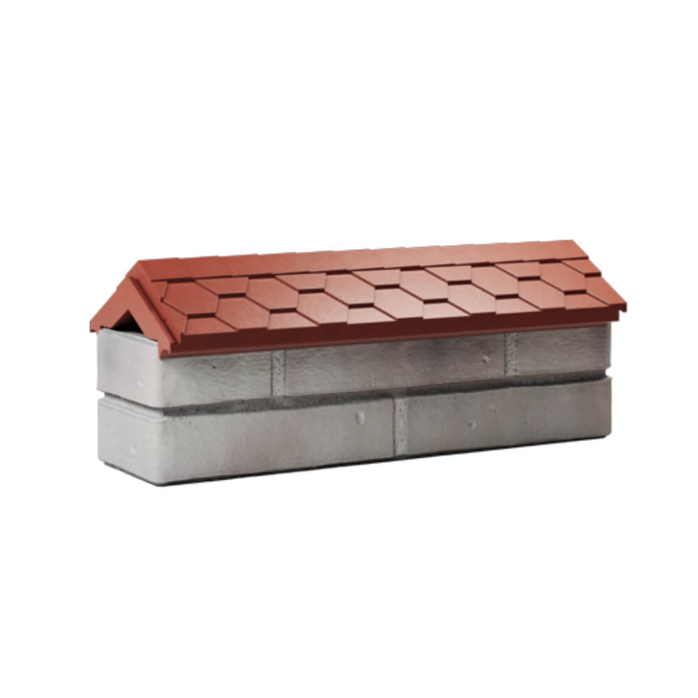 Парапет Zking Эверест Красный с посадкой на 0.5 кирпича (130мм) Волгоград фото