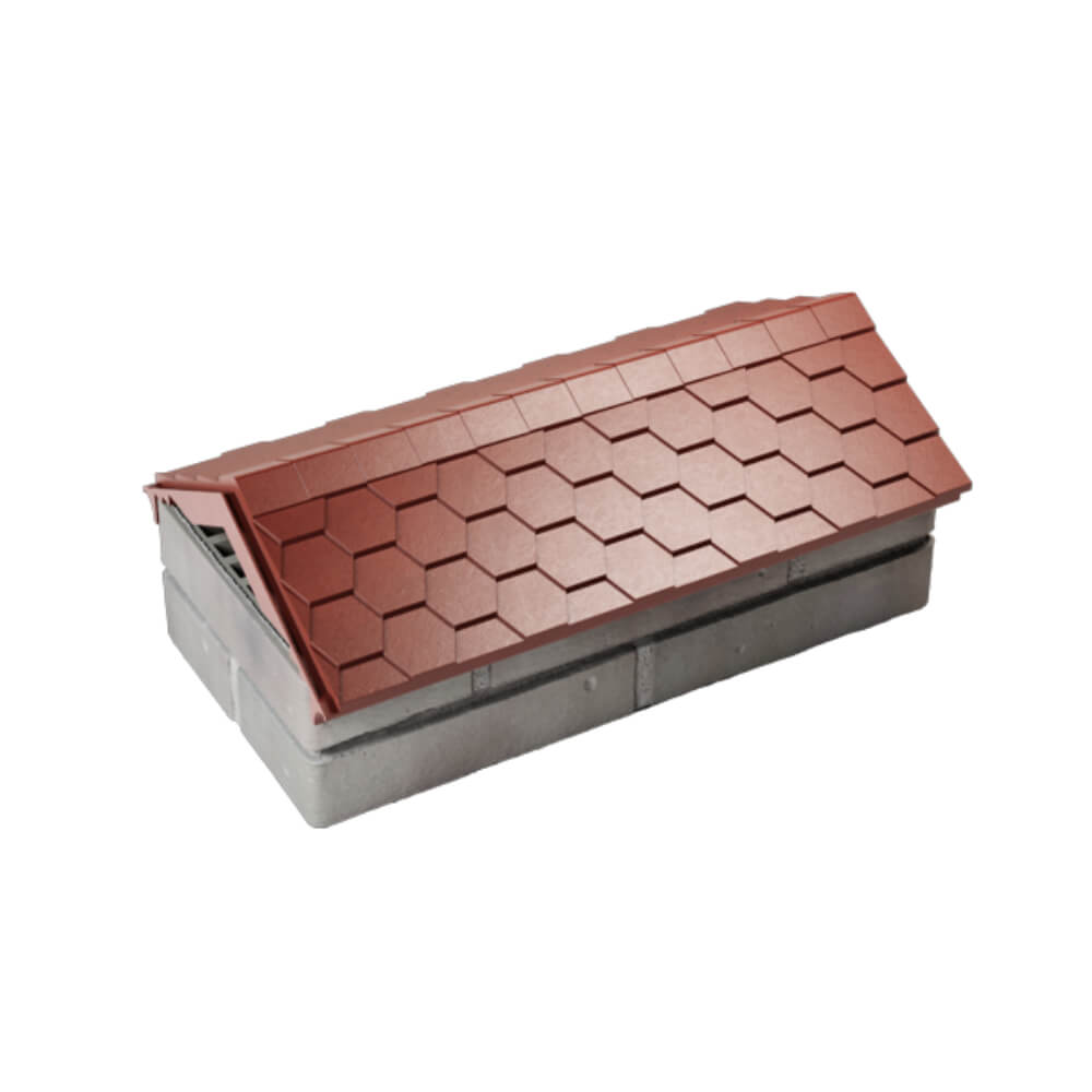Парапет Zking Эверест Красный с посадкой на 1 кирпич (200/225/255мм) в Волгограде фото
