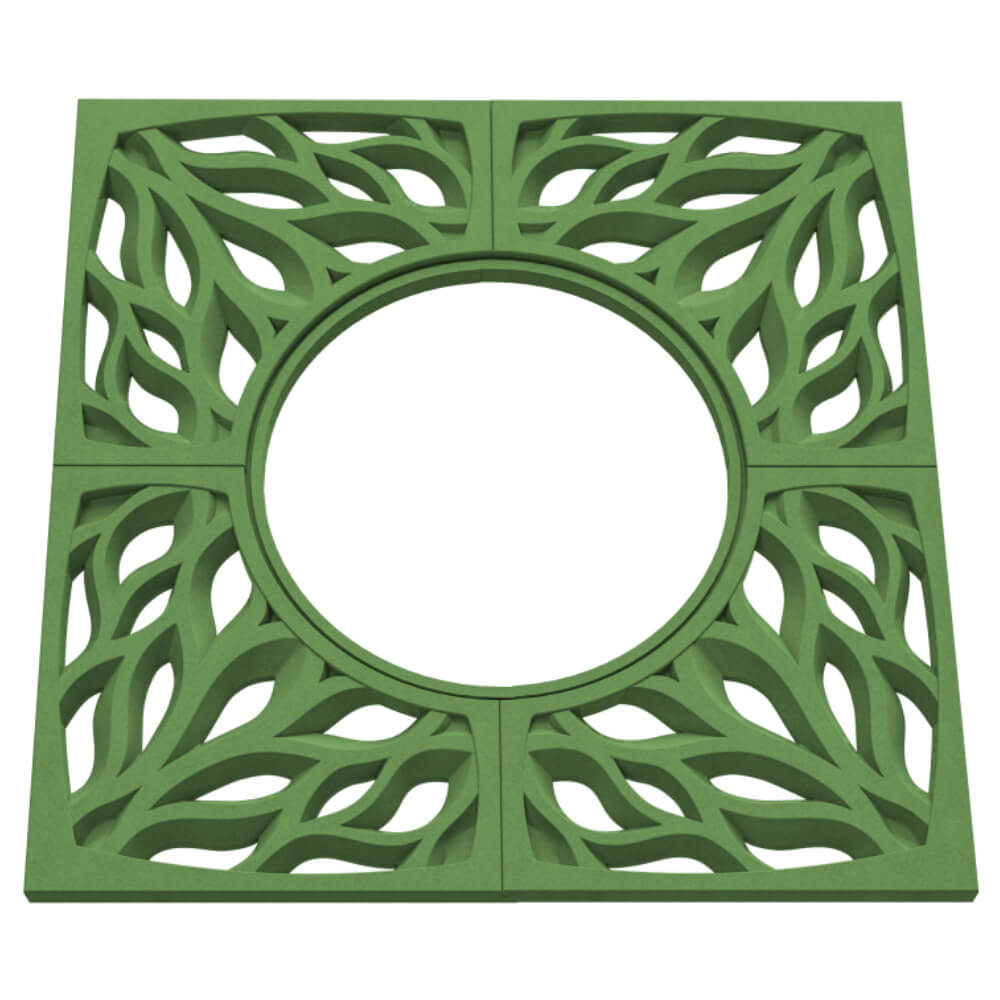 Приствольная решетка для дерева ZKING CRUST 1.2х1.2м Зеленая в Волгограде фото