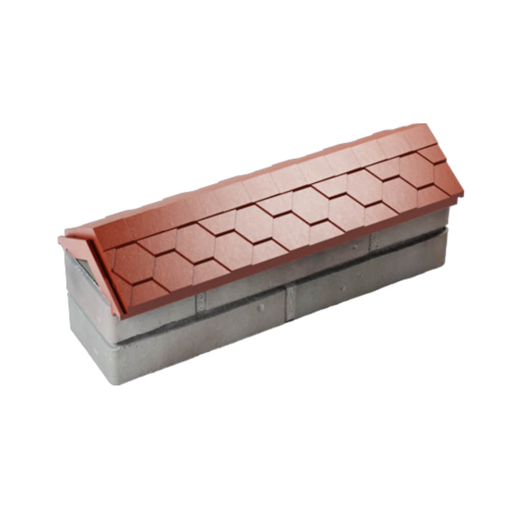 Парапет Zking Эверест Красный с посадкой на 0.5 кирпича (130мм) в Волгограде фото