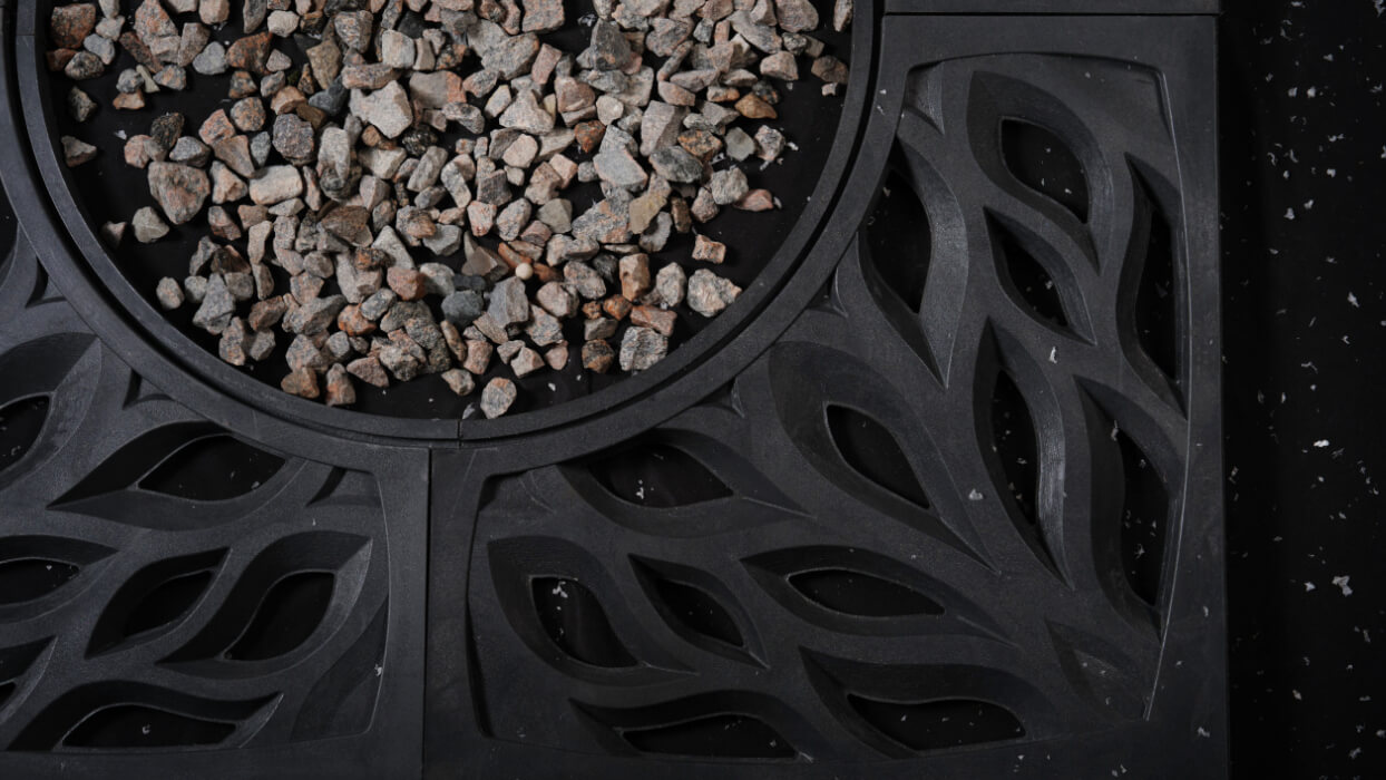 Приствольная решетка для дерева ZKING CRUST 1.2х1.2м Черная в Волгограде фото